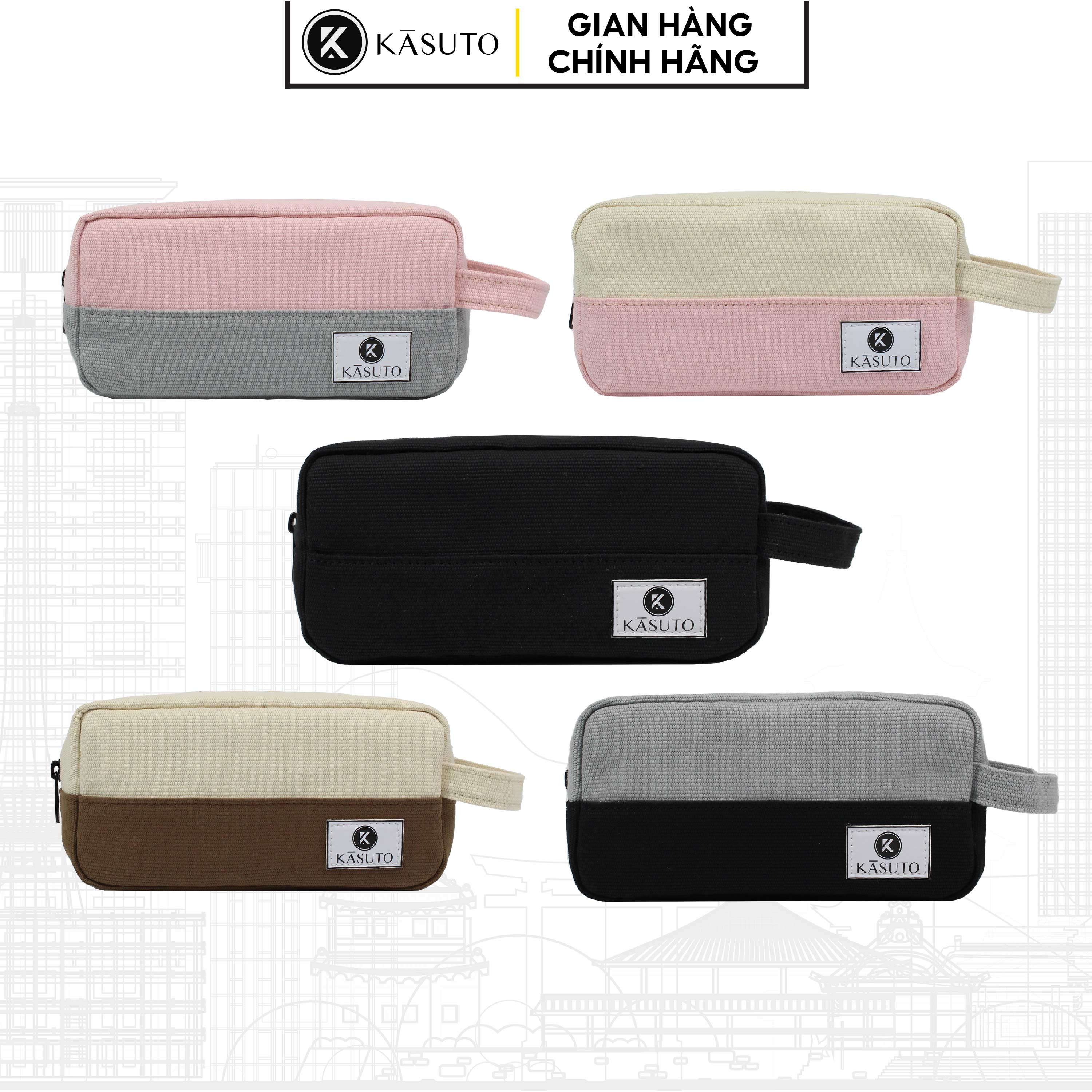 Bóp Viết KASUTO Zero Pencil Case Cao Cấp Đi Học Đưng Máy Tính Đựng Mỹ Phẩm Thời Trang