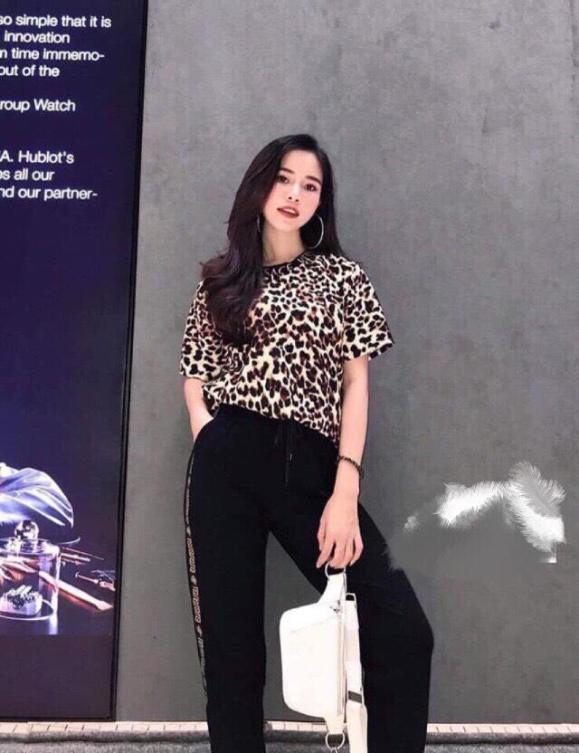 Set áo và quần da beo sieu hot