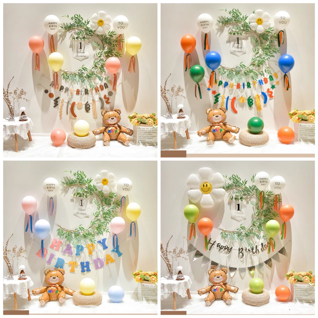 Set trang trí sinh nhật mẫu mới