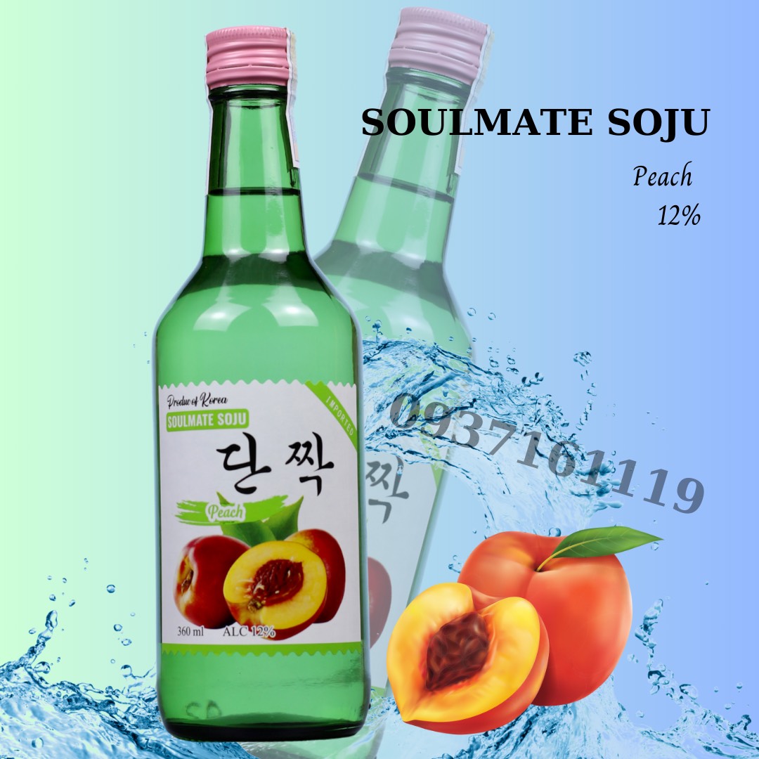 Rượu Soju Hàn Quôc SOULMATE có 4 mùi hương