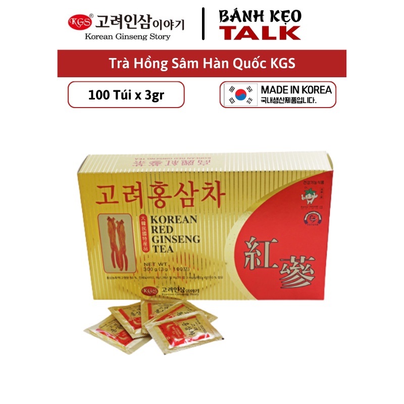 Trà hồng sâm hàn quốc kgs 300g .