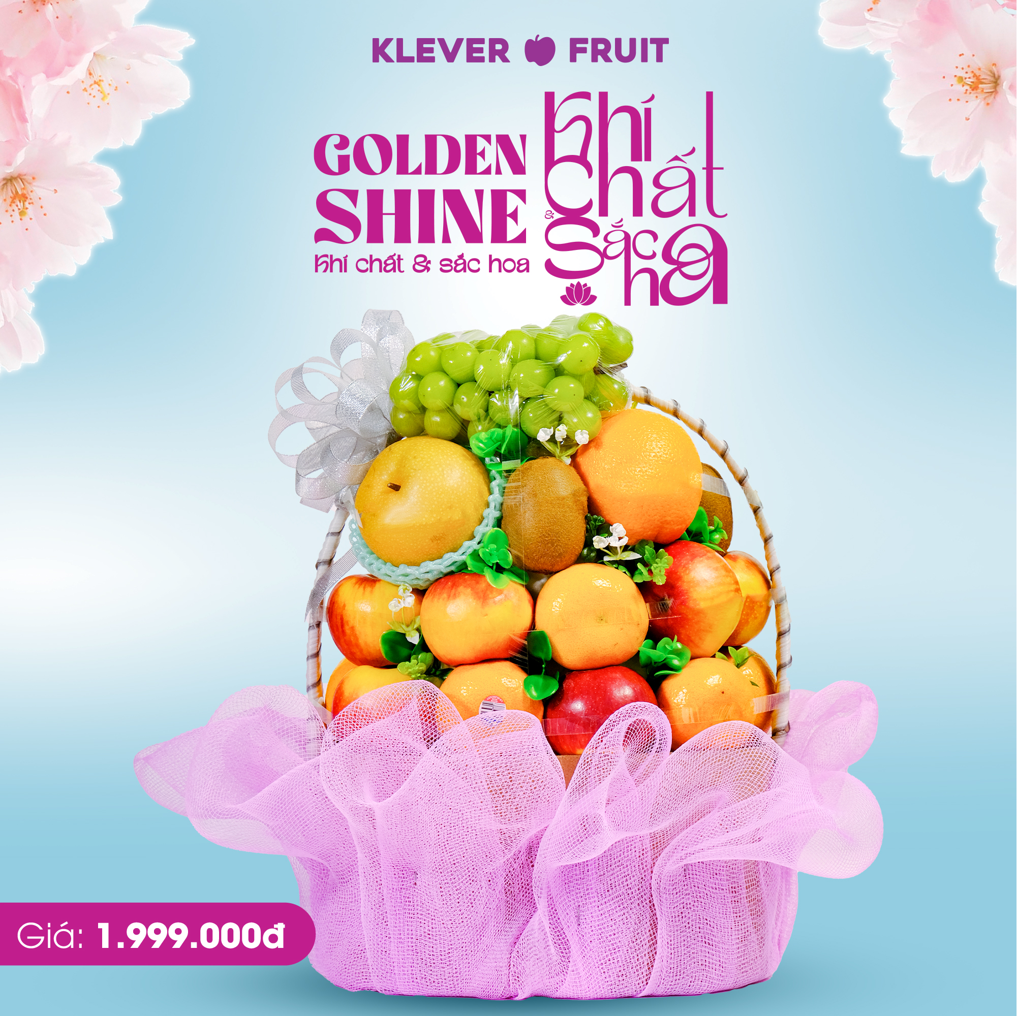 Giỏ quà trái cây 20/10 - Kiêu Sa
