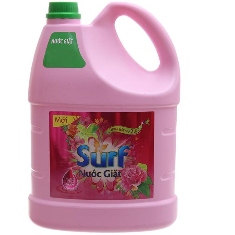 Nước giặt Surf hương hoa cỏ diệu kì 3.8kg giặt máy cửa trên Bách Hóa Giá Sỉ Tiến Dũng