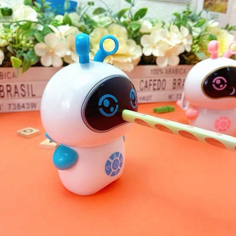 Chuốt viết chì quay tay tự động không gãy chì hình người máy