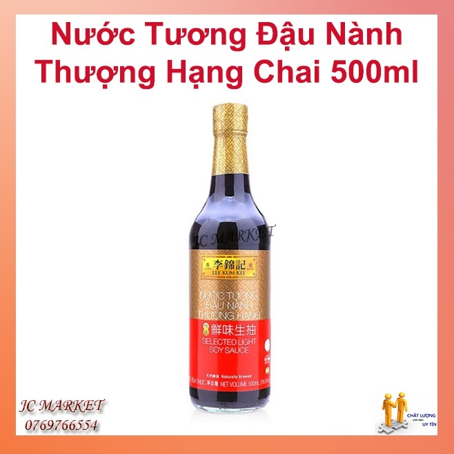 Nước tương đậu nành thượng hạng LeeKumKee 500 ml