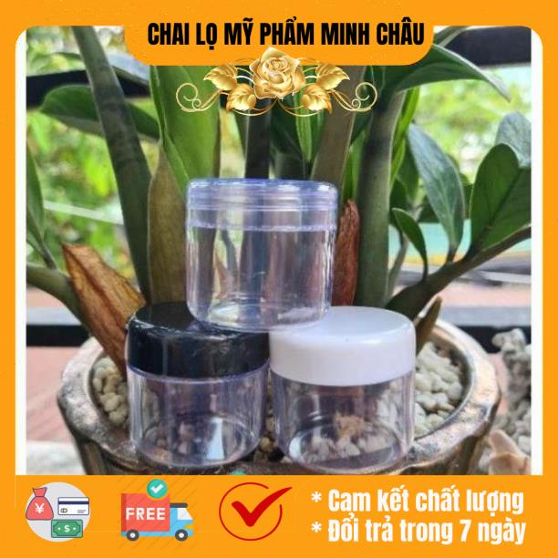 Hủ nhựa trong 30g chiết kem / hủ chiết mỹ phẩm