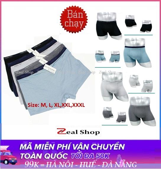 Bộ 6 quần sịp đùi xuất Nhật chất lụa cao cấp