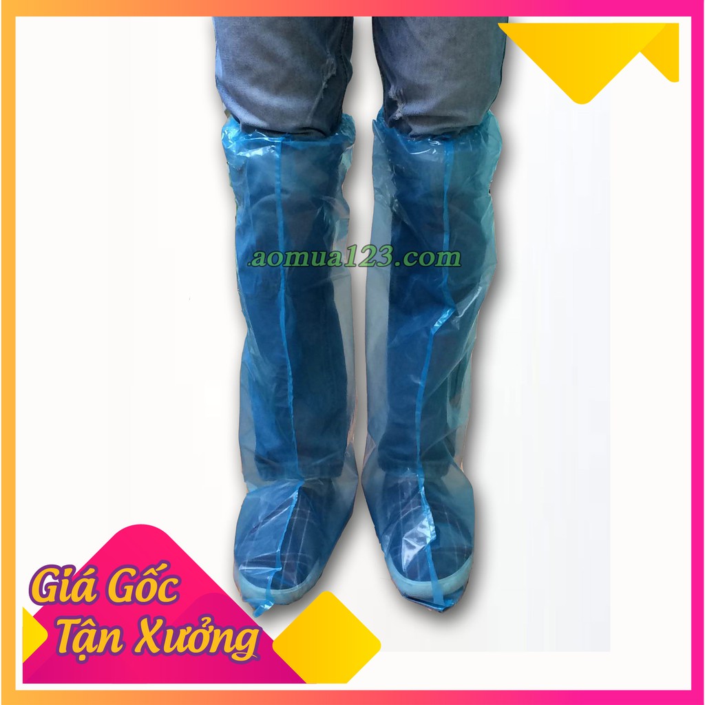 Ủng Đi Mưa Nilon Bọc Giày Đi Mưa - Loại Dày A1 Đặc Biệt