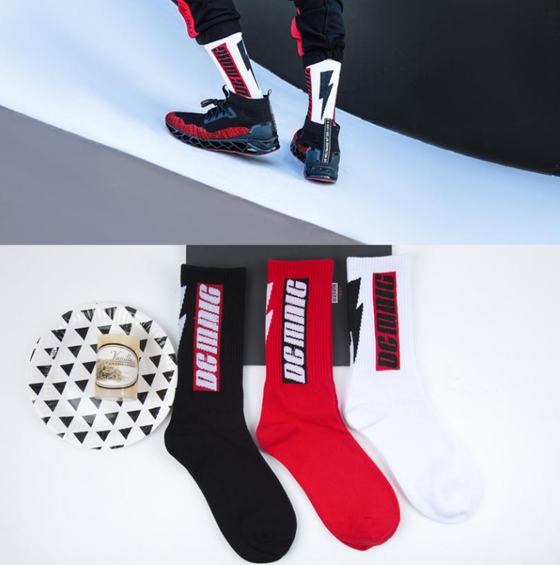 Set 3 đôi Tất Vớ phong cách OFF White tia Sét siêu HOT