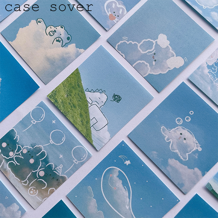 Set 15 sticker chủ đề cute sky trang trí sổ, planner,... - case sover