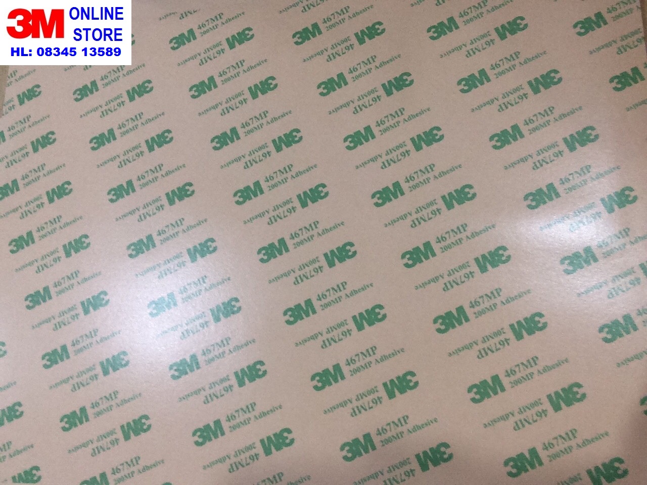 Băng keo 2 mặt 3m 467mp khổ a4 dày 0.058mm