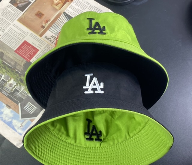 [Ảnh thật] Mũ bucket - nón bo 2 lớp 2 mặt thêu LLAA thể thao cá tính unisex thời trang
