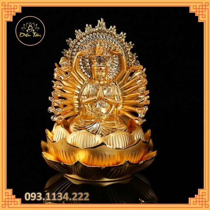 Tượng phật chuẩn đề- bồ tát thiên thủ thiên nhãn tượng mật tông đồ thờ cúng