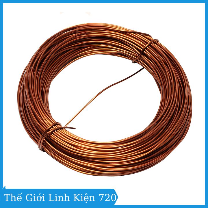 Dây đồng bọc cách điện nguyên chất cuộn 500g