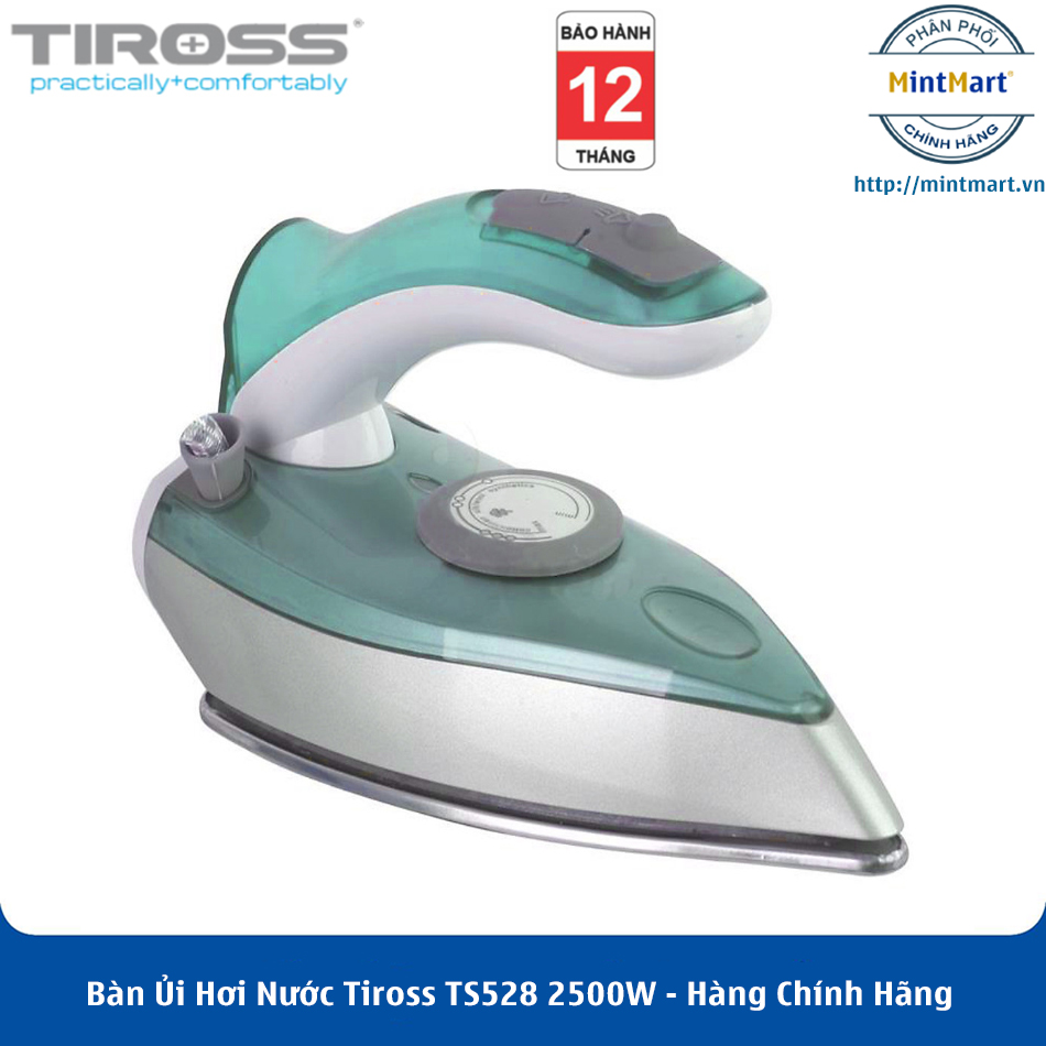 Bàn ủi hơi nước tiross ts528 2500w - hàng chính hãng