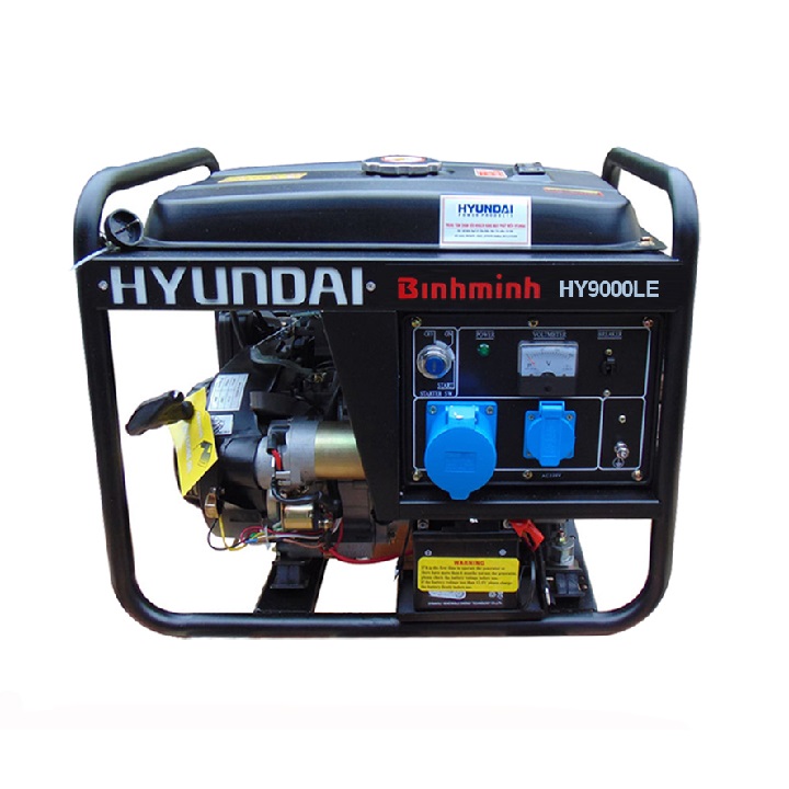 Máy phát điện hyundai chạy xăng 6.0kva-6.6kva hy9000le