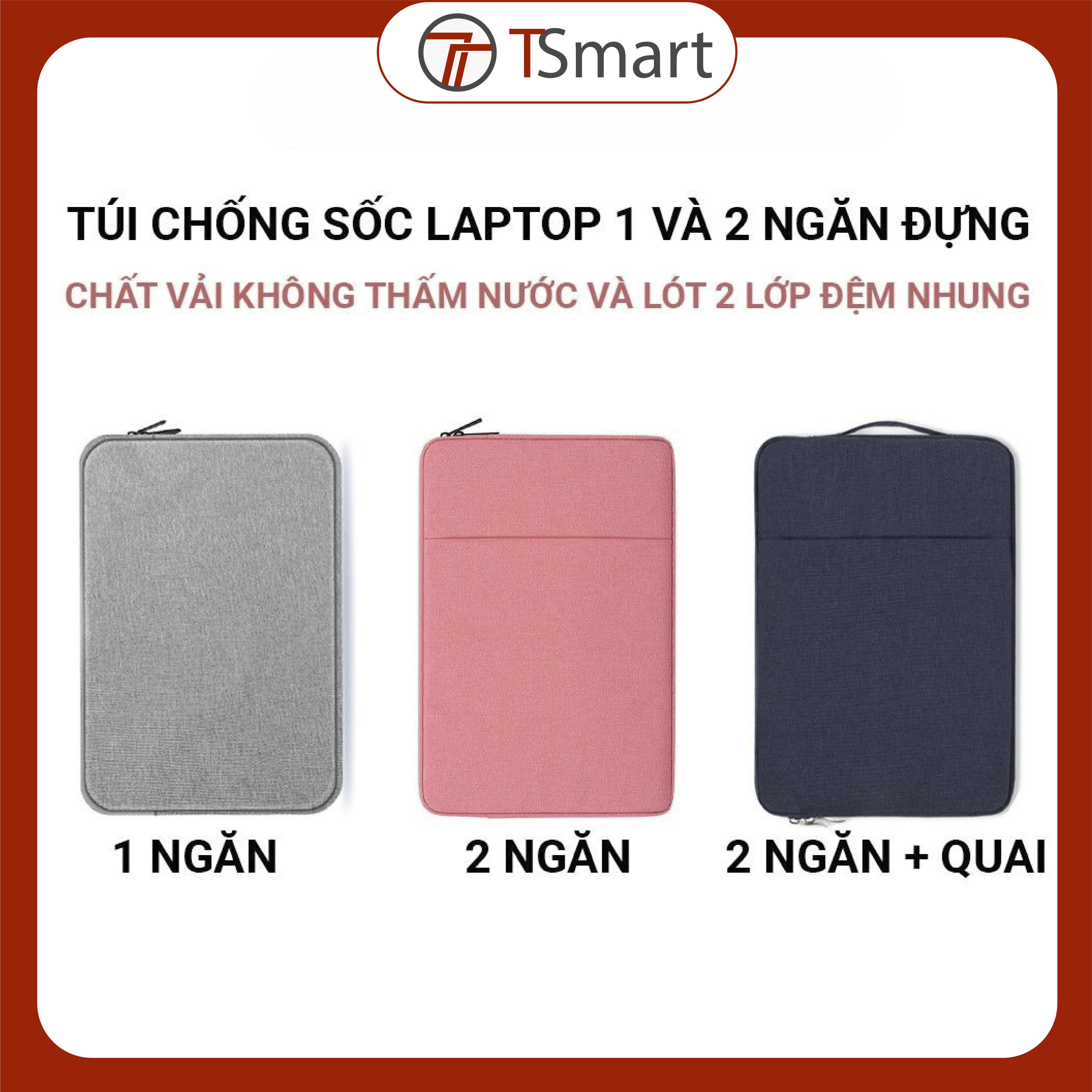 Túi xách đựng laptop 2 năng có quai xách chống sốc bảo vệ laptop 14inch, 15 6inch, túi đựng laptop chống sốc macbook