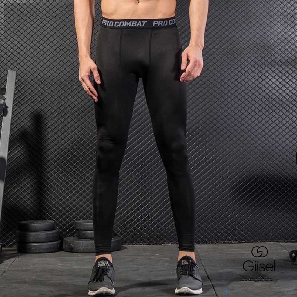 Quần thể thao legging giữ nhiệt - co giãn thoải mái - thích hợp tập gym - yoga - chạy bộ đạp xe Pro Combat