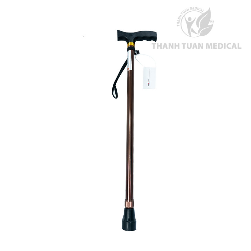 Gậy batoong chống 1 chân Lucass Y-20/Y590 - Hỗ trợ đi lại cho người già, người đi lại khó khăn - Gậy chống cho người già, người yếu tay chân