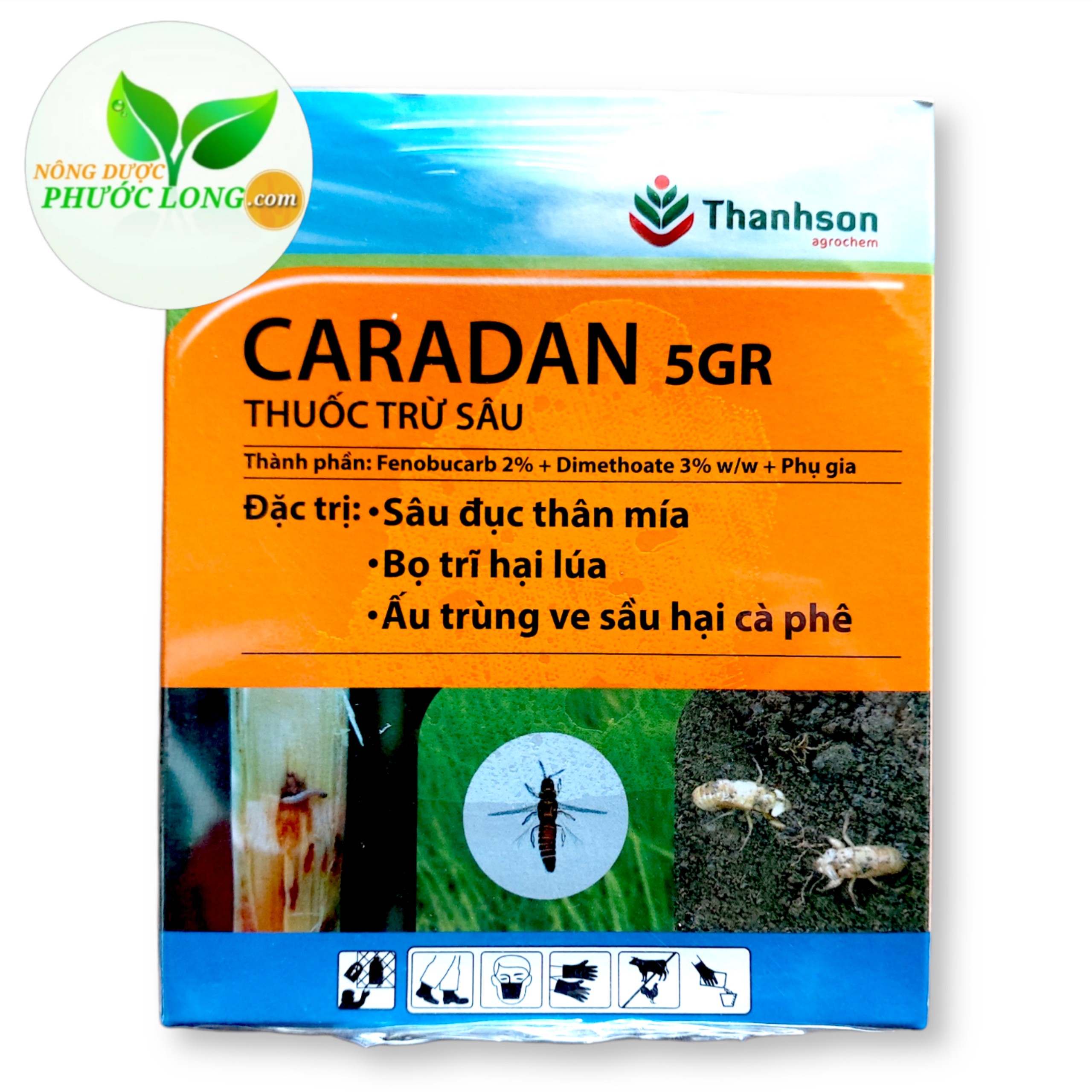 Thuốc Trừ Sâu Dạng Hạt Caradan 5GR Thuốc Rải Gốc