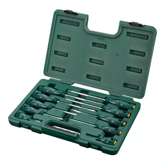 Bộ tuốt nơ vít 10 chi tiết, sata 09304e