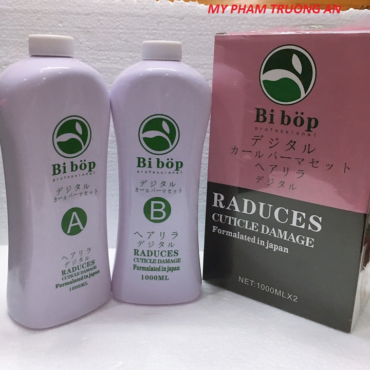 Cặp Thuốc Uốn Nóng Bibop Mới 1000mlx2 sóng căng đẩy sóng
