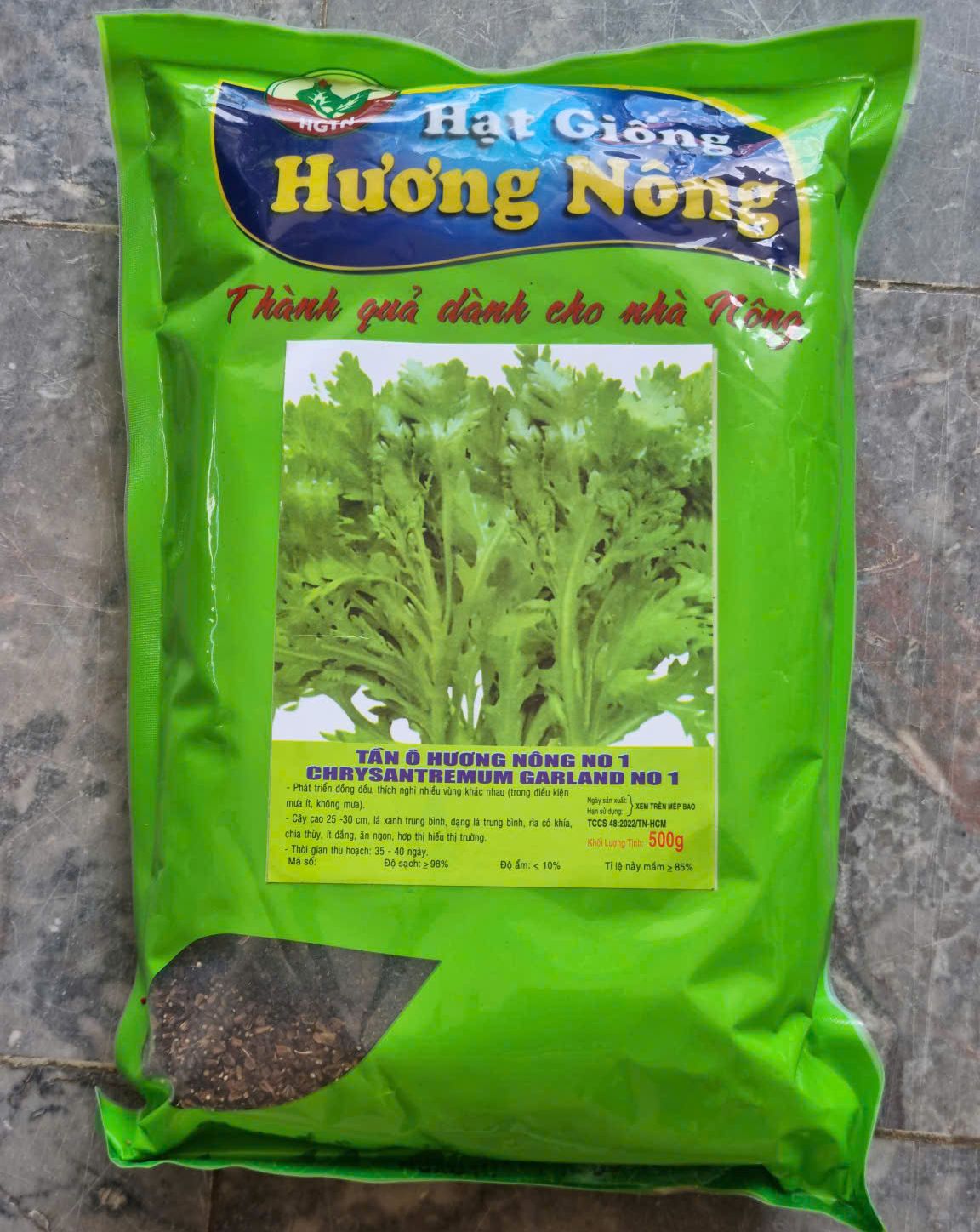 1kg Package - Huong Nong Spinach Seeds, Seeds Grow Healthy and Develop Evenly Giá 189,900 Đồng*Miễn phí vận chuyển