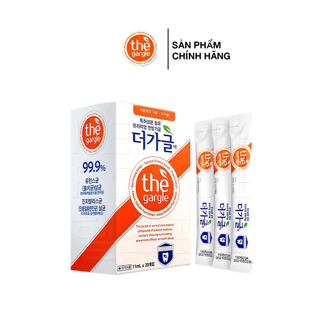 Nước Súc Miệng Thảo Mộc Nhân Sâm THE GARGLE (Dạng stick) Thơm Miệng Và Loại Bỏ Mảng Bám
