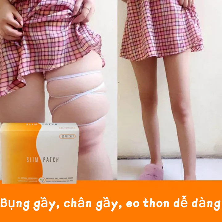 Giảm cân nhanh Miếng dán giảm cân eo &bụng, miếng dán tan mỡ bụng đốt mỡ giảm béo toàn thân