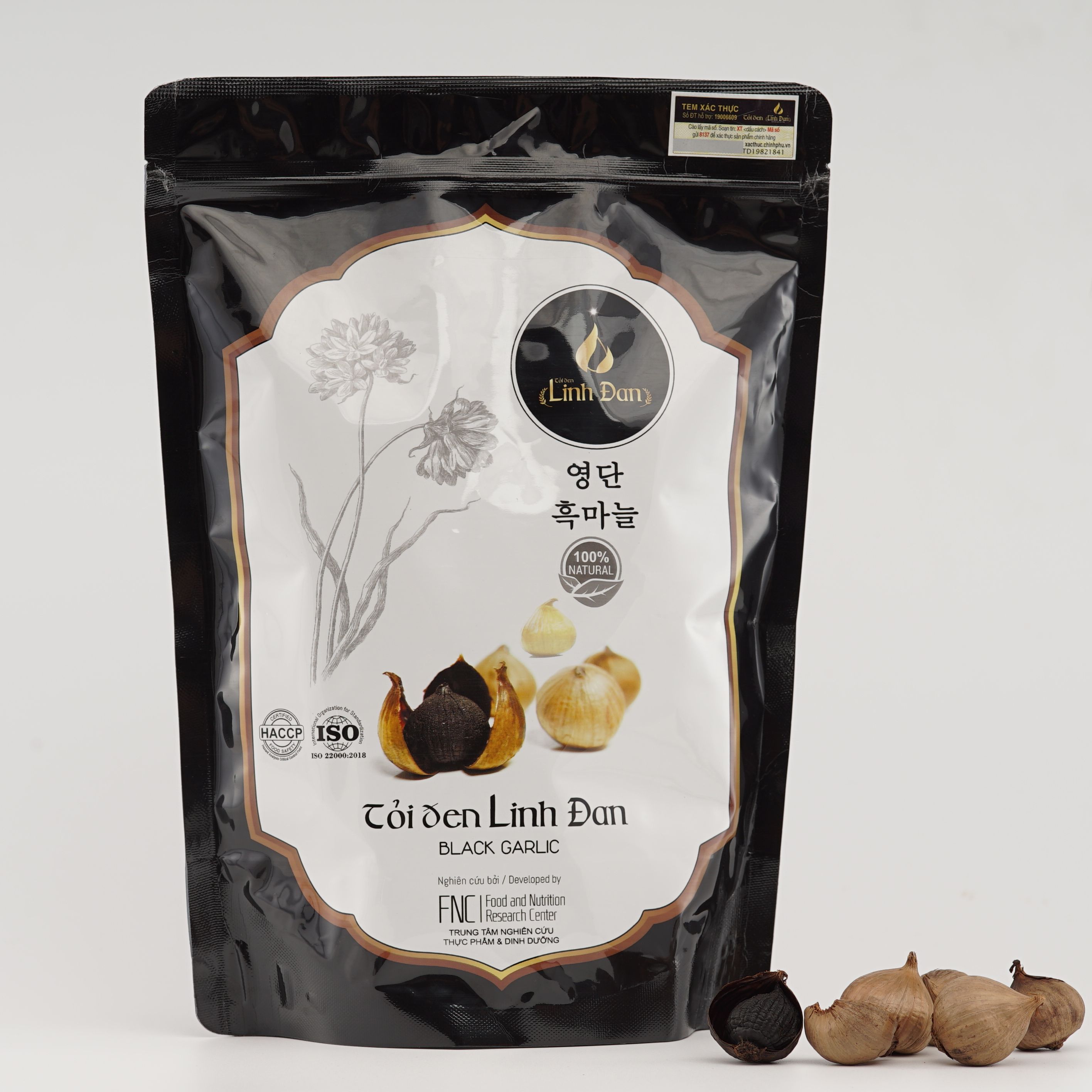 Tỏi Đen Cô Đơn Linh Đan túi 500g