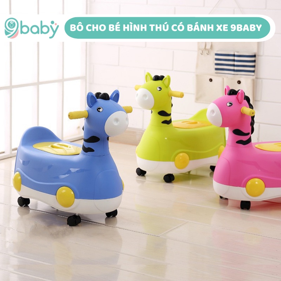 Bô trẻ em hình thú có bánh xe 2 trong 1 9baby