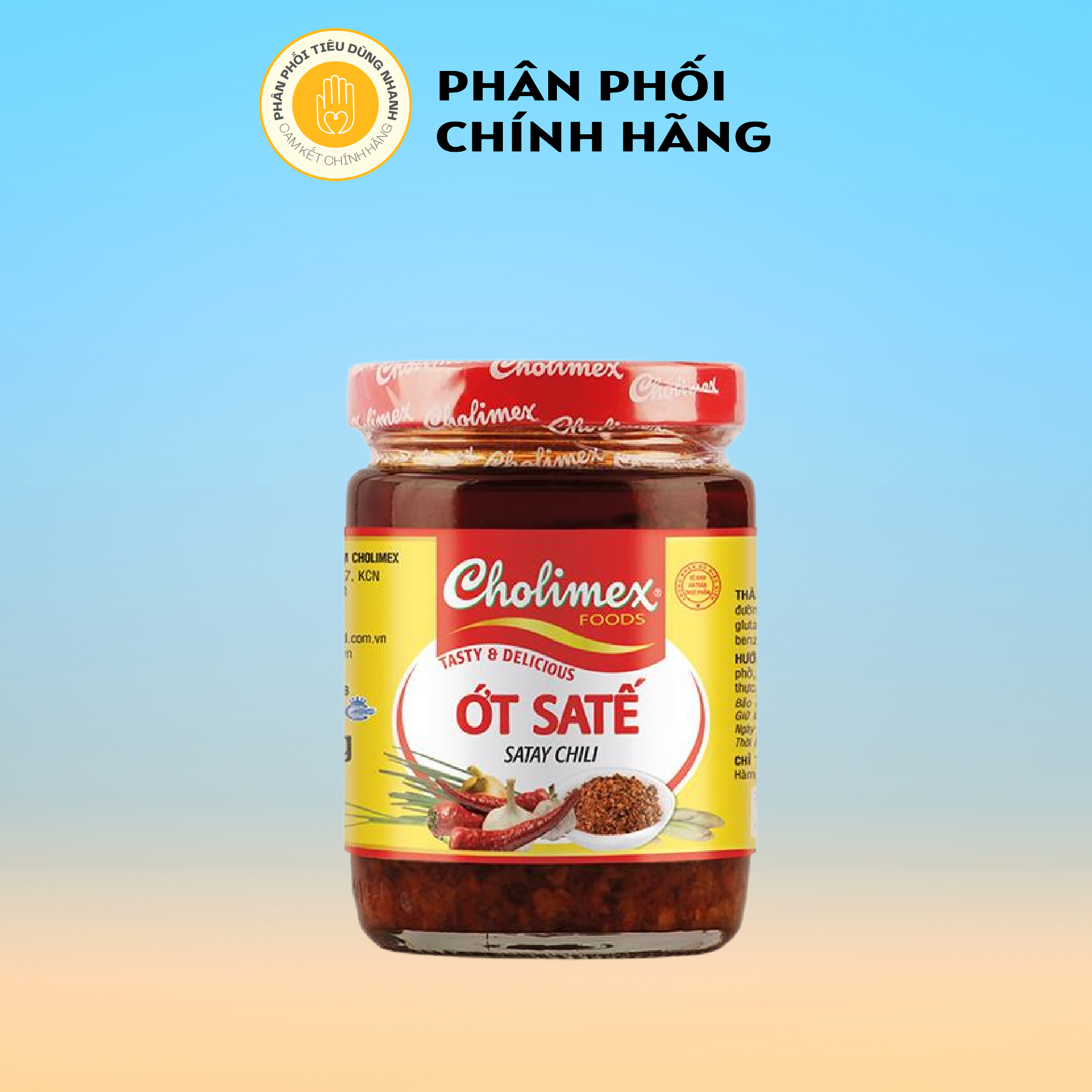 Ớt satế cholimex hủ thủy tinh 150g