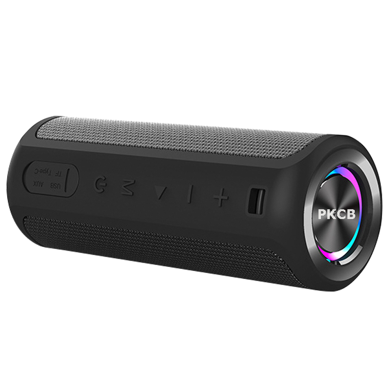 Loa bluetooth 5.3 pkcb 20w super bass tws lên 40w tf card/ line in 3.5mm / aux stereo surround, loa không dây nghe nhạc pin 3000mah - hàng chính hãng