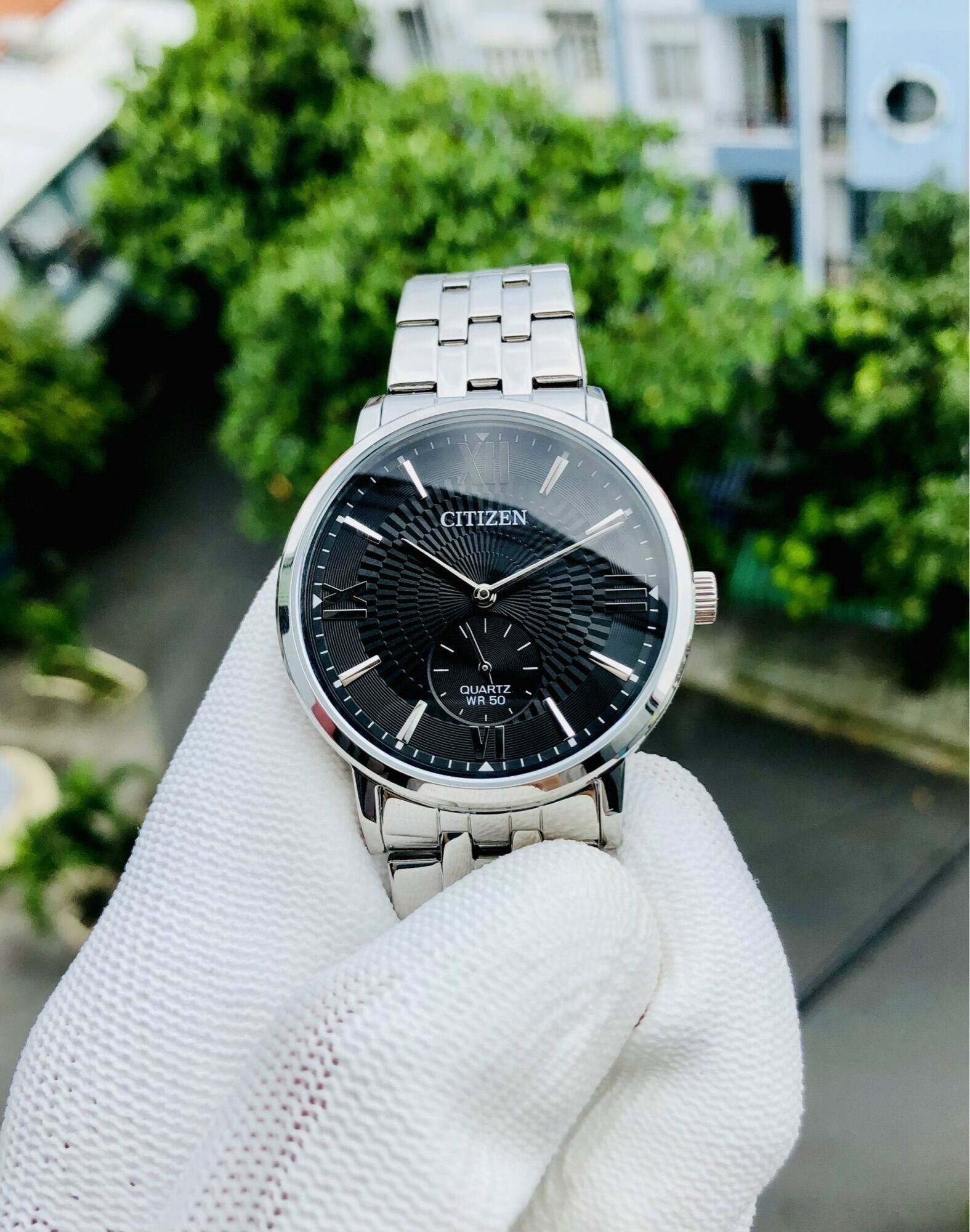 Đồng hồ nam citizen be9170-72e dây thép mặt đen fullbox bảo hành 1 năm tại đồng hồ doanh nhân