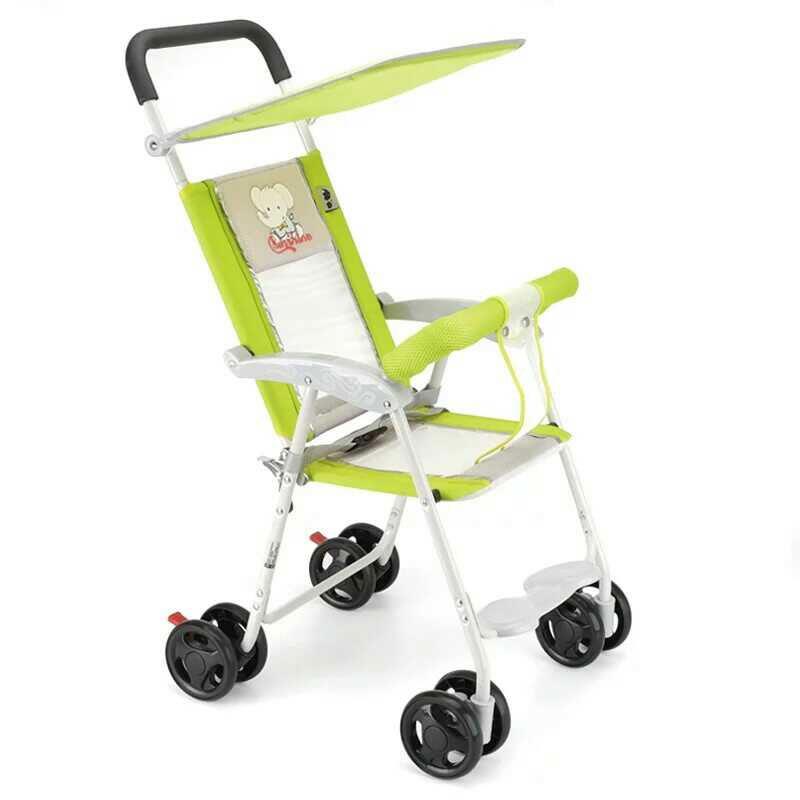 Xe đẩy tay thoáng khí chống bí hơi cho bé, xe đẩy trẻ em cao cấp có thể gấp gọn - mbhuong20