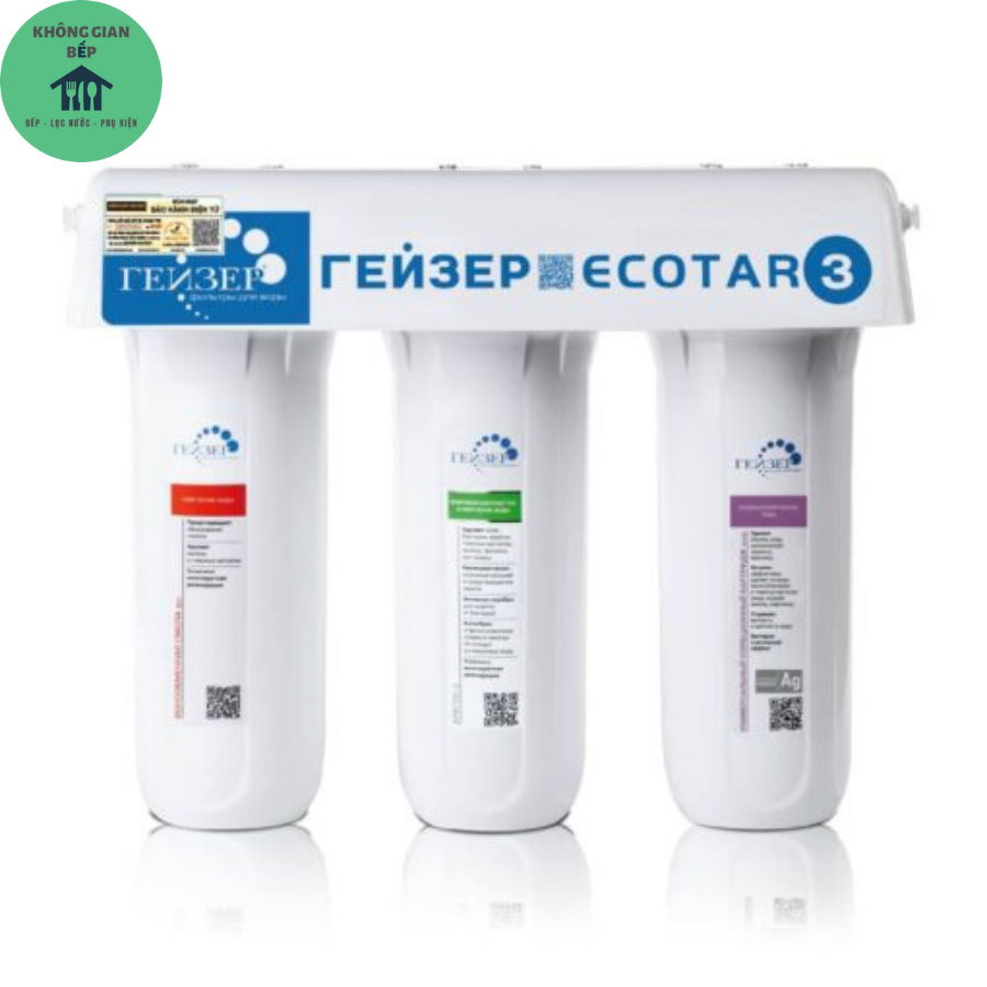 Máy lọc nước nano geyser ecotar 3 nhập khẩu chính hãng từ nga
