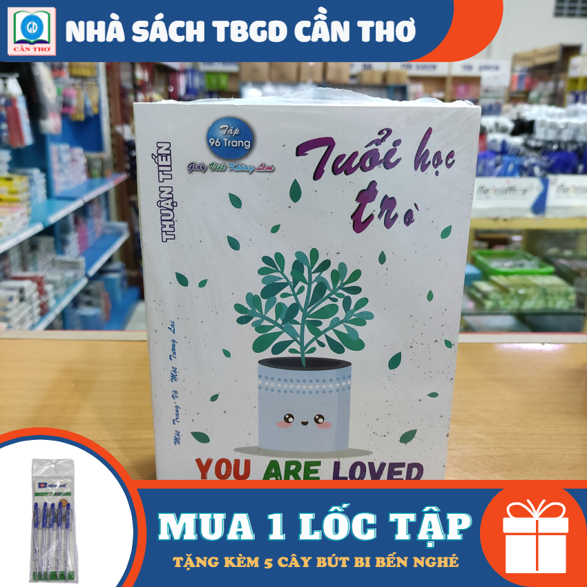 Tập học sinh 96 trang tuổi học trò 4 ô ly 5 ô ly