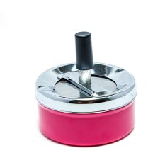 Gạt Tàn Kim Loại Xoay - Hồng - UBL BL0339