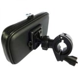 Giá đỡ điện thoại chống nước hỗ trợ cảm ứng trên xe đạp, xe máy, moto,3 lớp chống sóc phượt H100-ĐEN