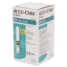 Hộp 25 que thử đường huyết Accu-check Active