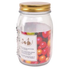 Hũ thủy tinh nắp vàng 1000ml ubl ks0188