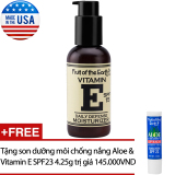 Kem dưỡng ẩm vitamin e spf15 118ml + tặng son dưỡng môi chống nắng aloe & vitamin e spf23 4.25g