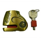 Ổ khóa đĩa xe máy z-con dx6-1 vàng đồng - luto shop