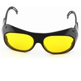 Kính bảo hộ lao động kiêm hàn xì bảo vệ mắt N110 (Đen tròng vàng)