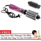 Lược điện xoay Kemei Km-8000 + Tặng Máy mát-xa cân bằng da mặt