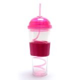 Ly đựng nước giải khát có ống hút xoắn UBL
