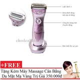Máy cạo lông toàn thân Kemei + Tặng Máy mát-xa cân bằng da mặt