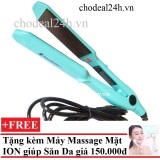 Máy duỗi kẹp tóc đa năng Shinon + Tặng Máy massage mặt DS-039 bằng ion