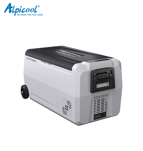 Tủ lạnh mini dùng trong nhà và trên ô tô, xe hơi Alpicool T36 (2 ngăn điều chỉnh nhiệt độ riêng)