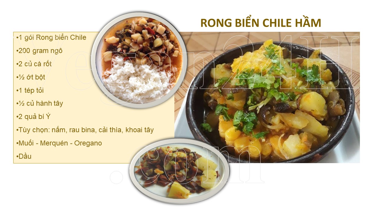 Vụn tảo biển chile - tảo xoắn chi lê - rong biển chile vụn